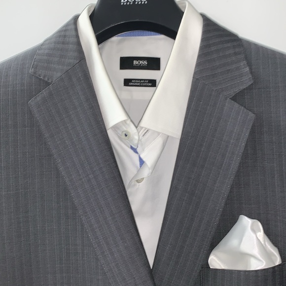 Hugo Boss Mens Mohair Suit Jacket Size 42R. EUC. - Picture 6 of 16